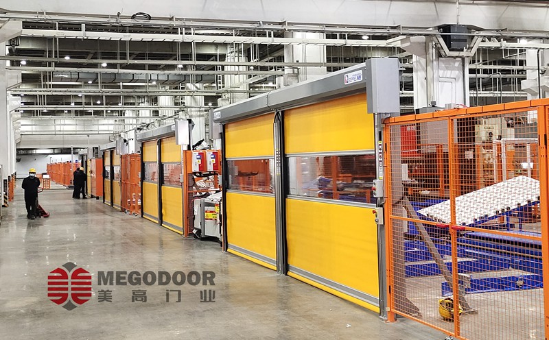 富士康安装的设备防护快速卷帘门插图2 设备防护快速卷帘门