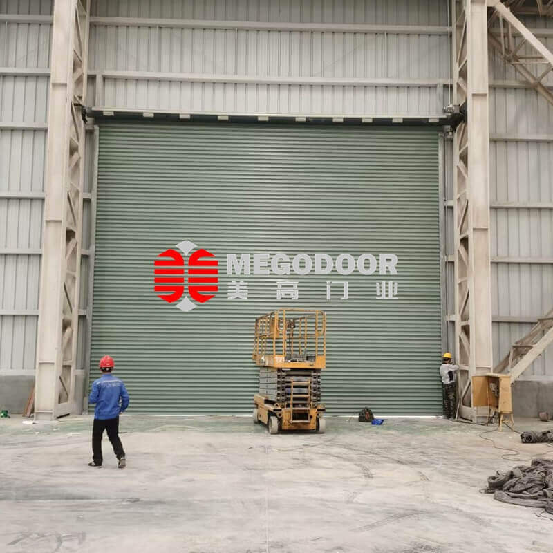 合肥工业厂房专用钢制电动卷帘门插图 合肥工业厂房专用钢制电动卷帘门插图