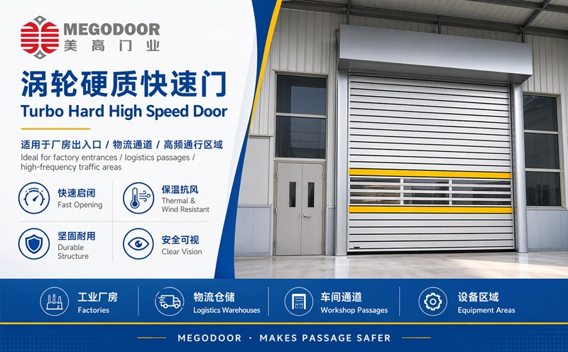 合肥车间物流门怎么选？美高门业推荐涡轮硬质快速门插图1