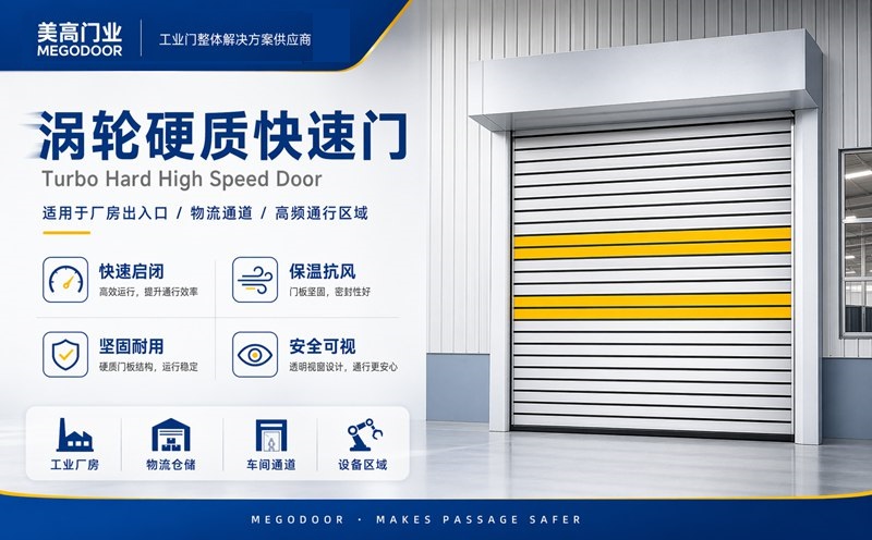 合肥车间物流门怎么选？美高门业推荐涡轮硬质快速门插图
