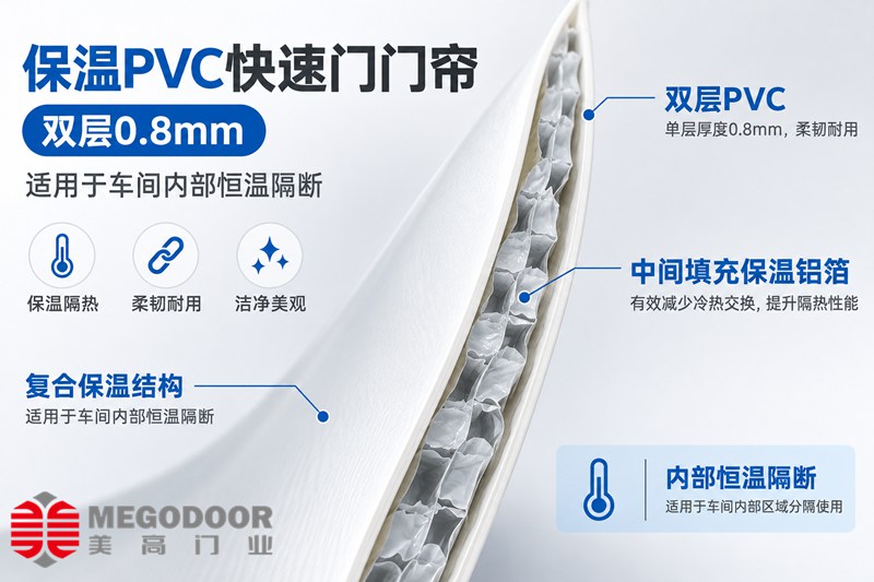 合肥PVC自动感应快速卷帘门厂家插图4